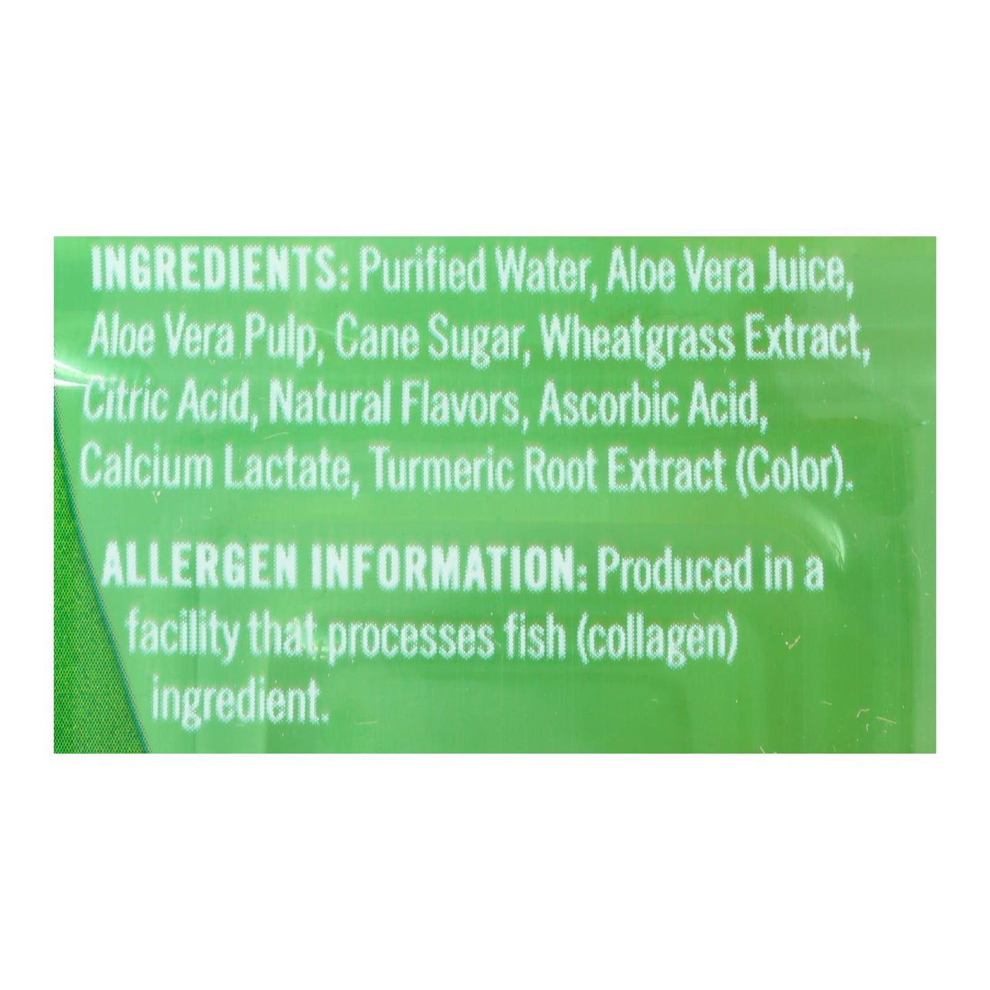 Alo Original Awaken Aloe Vera Juice Drink  - Wheatgrass - Case Of 12 - 16.9 Fl Oz.