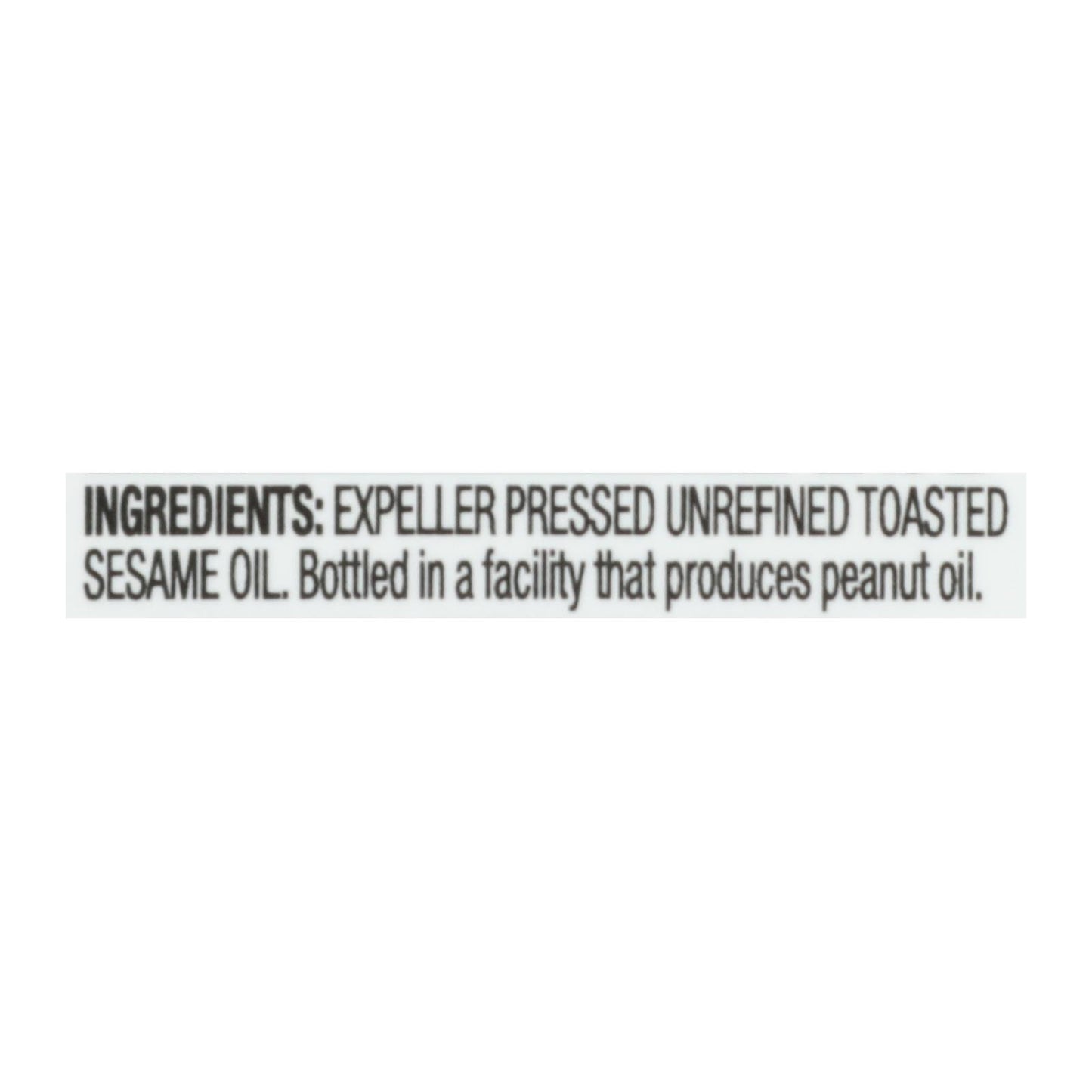 Spectrum Naturals Unrefined Toasted Sesame Oil - Case Of 6 - 8 Fl Oz.