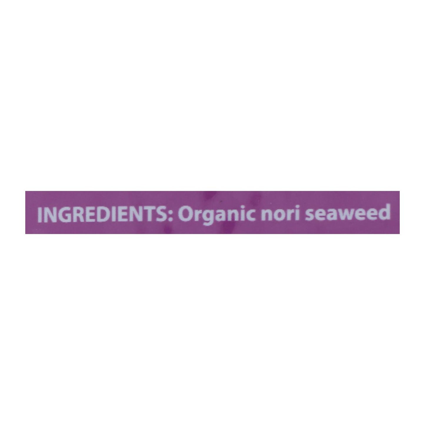 Emerald Cove Organic Pacific Sushi Nori - Toasted - Silver Grade - 50 Sheets - Case Of 4