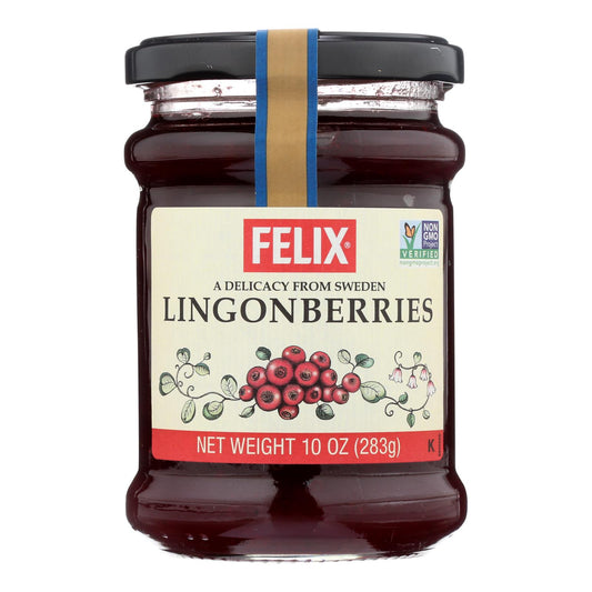Felix Lingonberry Jam - Wild - Case Of 8 - 10 Oz.