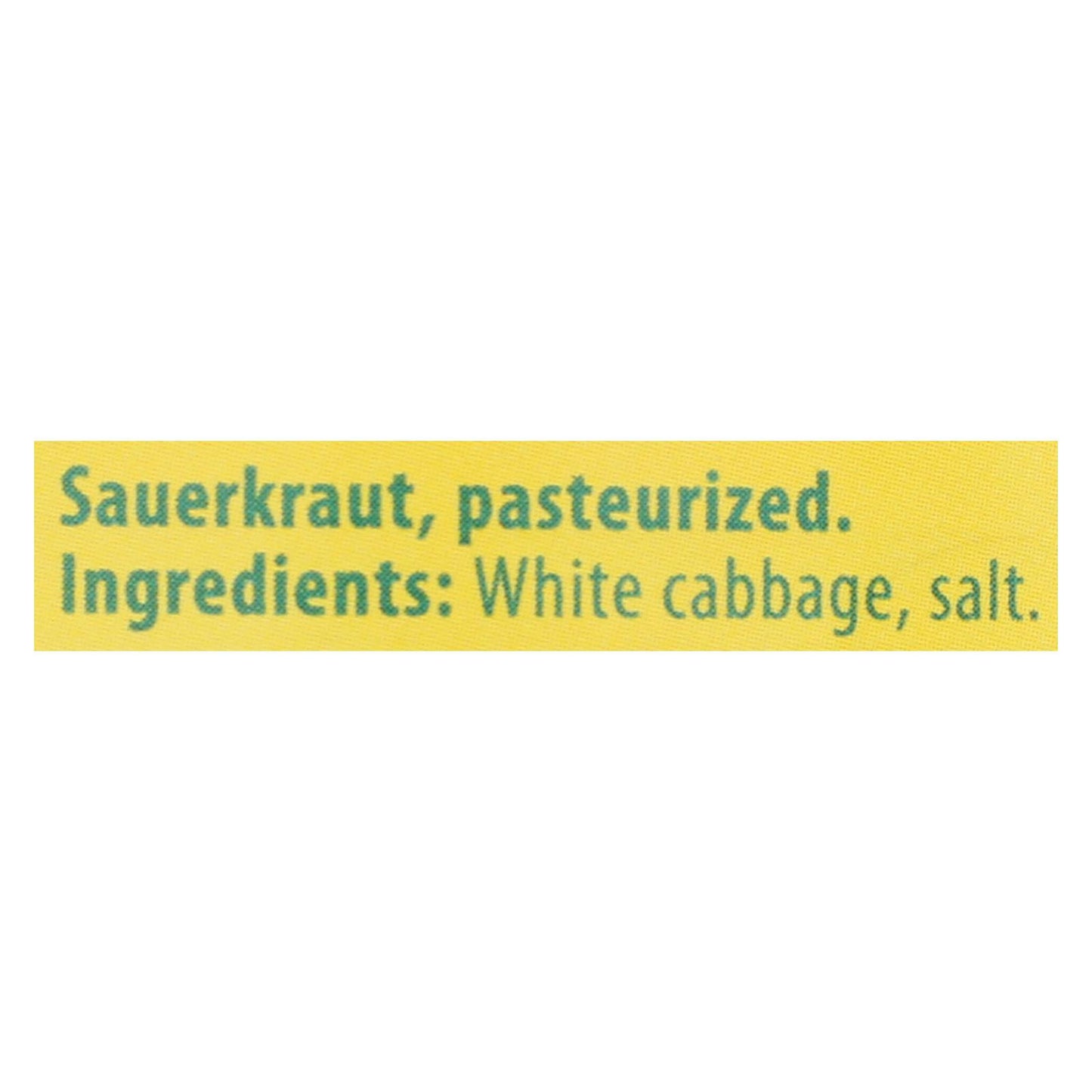 Kuhne Barrel Sauerkraut - Case Of 6 - 28.5 Oz.