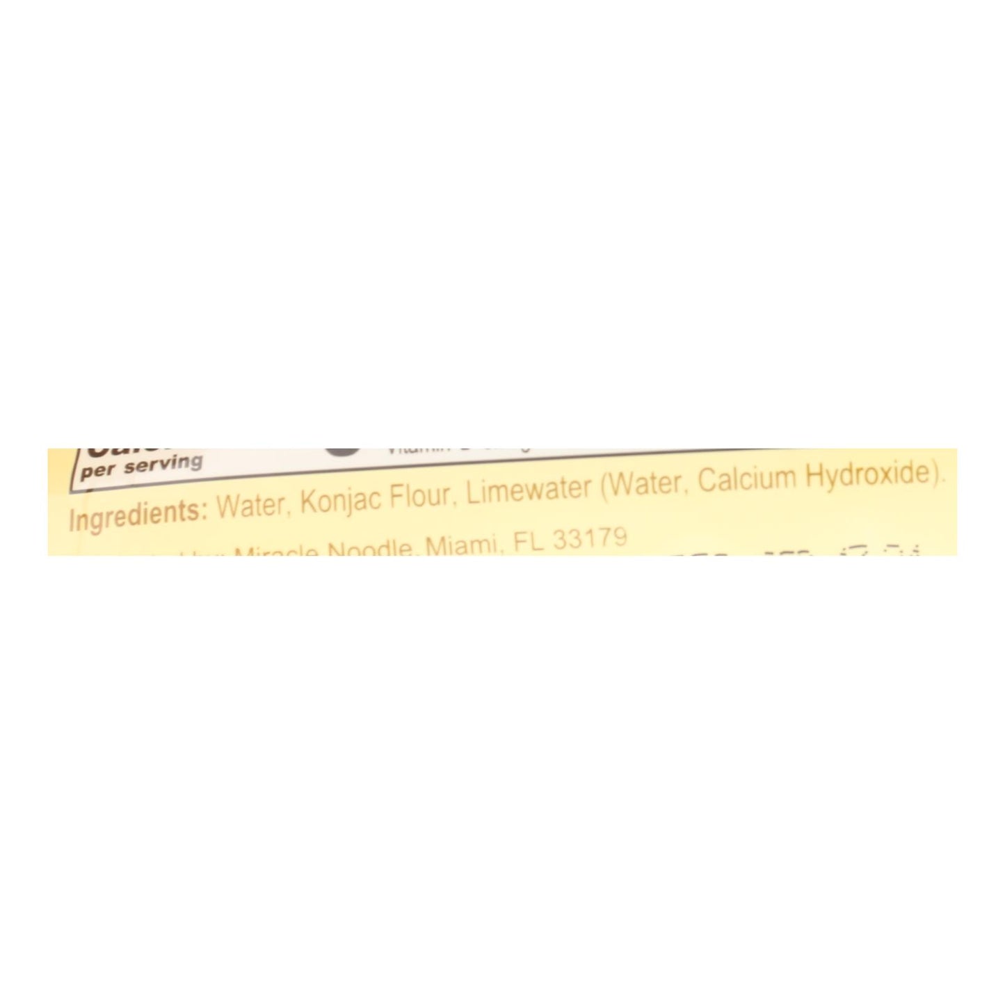 Miracle Noodle Pasta - Shirataki - Miracle Noodle - Fettuccini - 7 Oz - Case Of 6