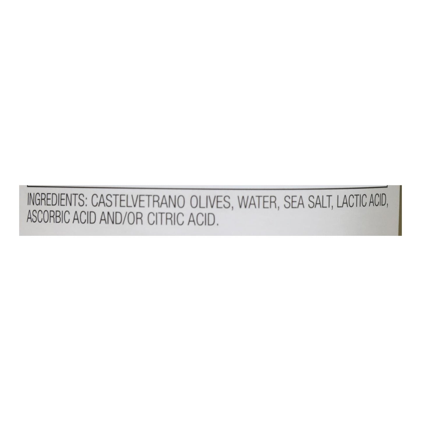 Jeff's Natural Jeff's Natural Castelvetrano Olives - Castelvetrano - Case Of 6 - 7.5 Oz.