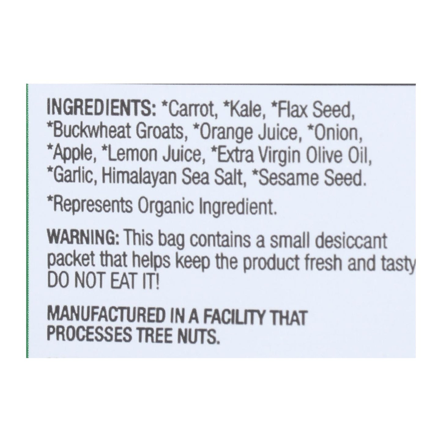 Brad's Plant Based - Raw Chips - Kale - Case Of 12 - 3 Oz.