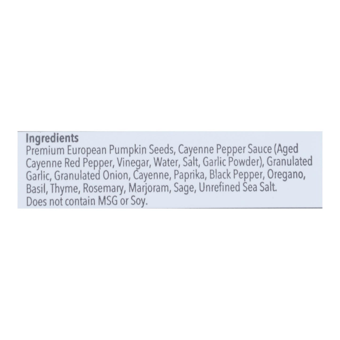 Superseedz Gourmet Pumpkin Seeds - Somewhat Spicy - Case Of 6 - 5 Oz.