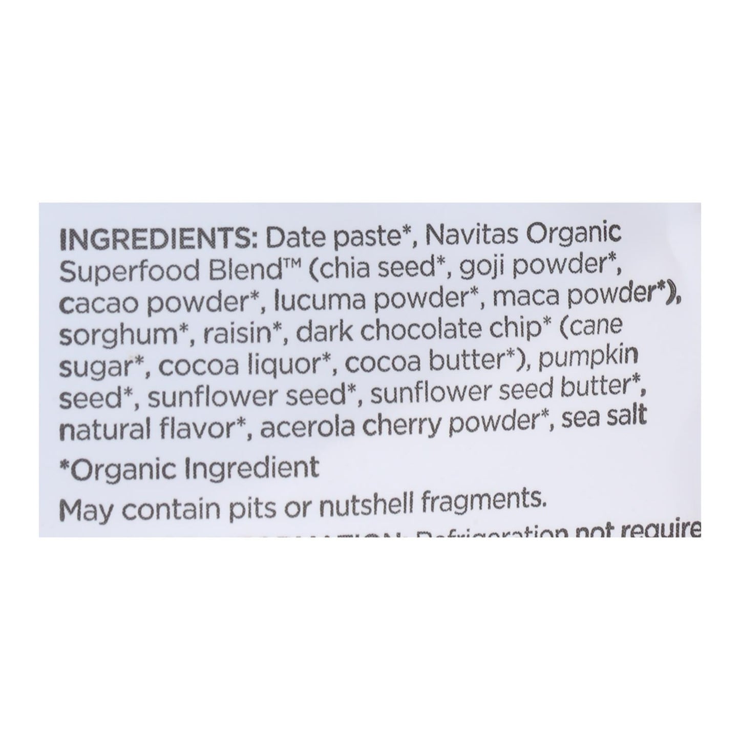 Navitas Naturals Snacks - Organic - Power - Cacao Goji - 8 Oz - Case Of 12