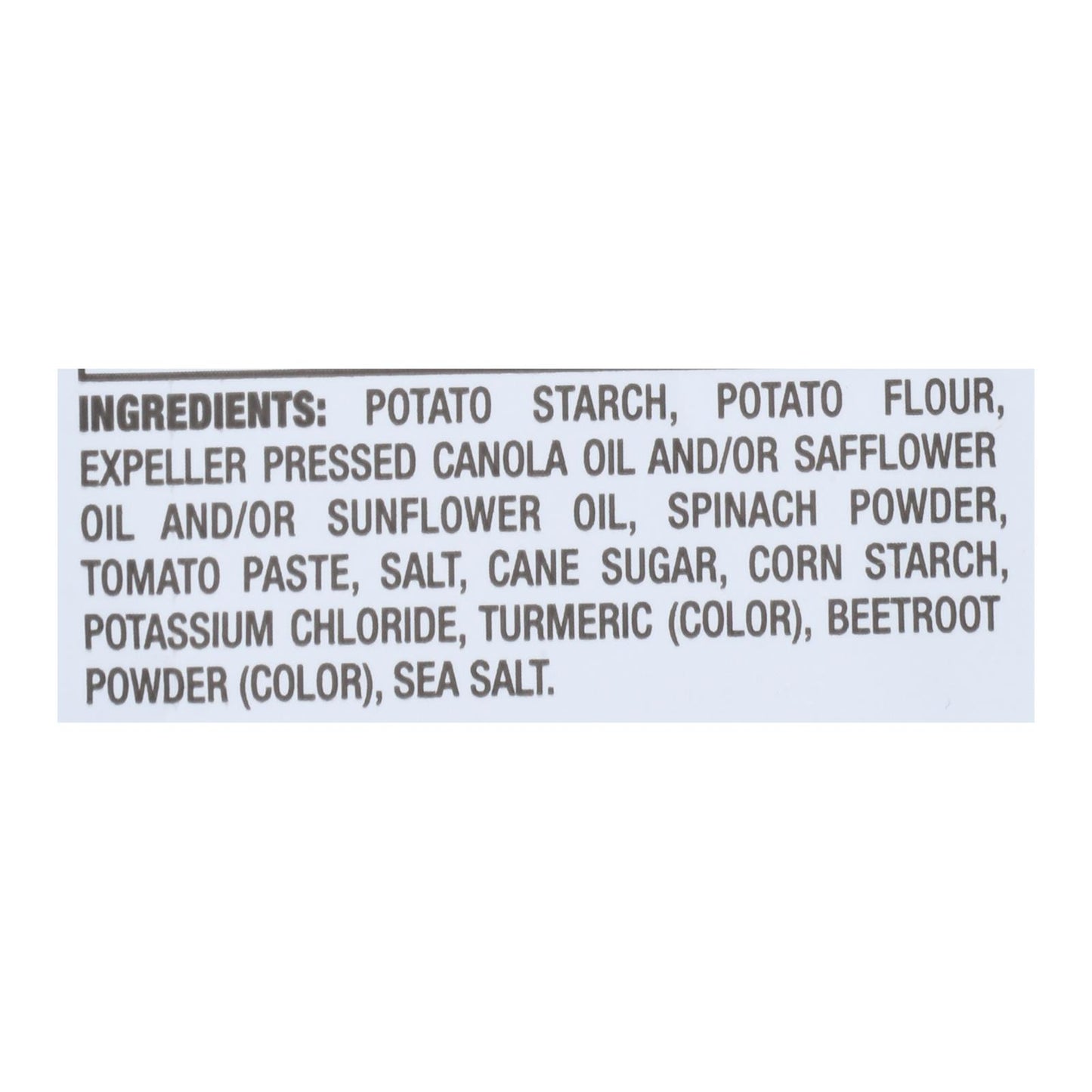 Sensible Portions Garden Veggie Straws - Sea Salt - Case Of 24 - 1 Oz.
