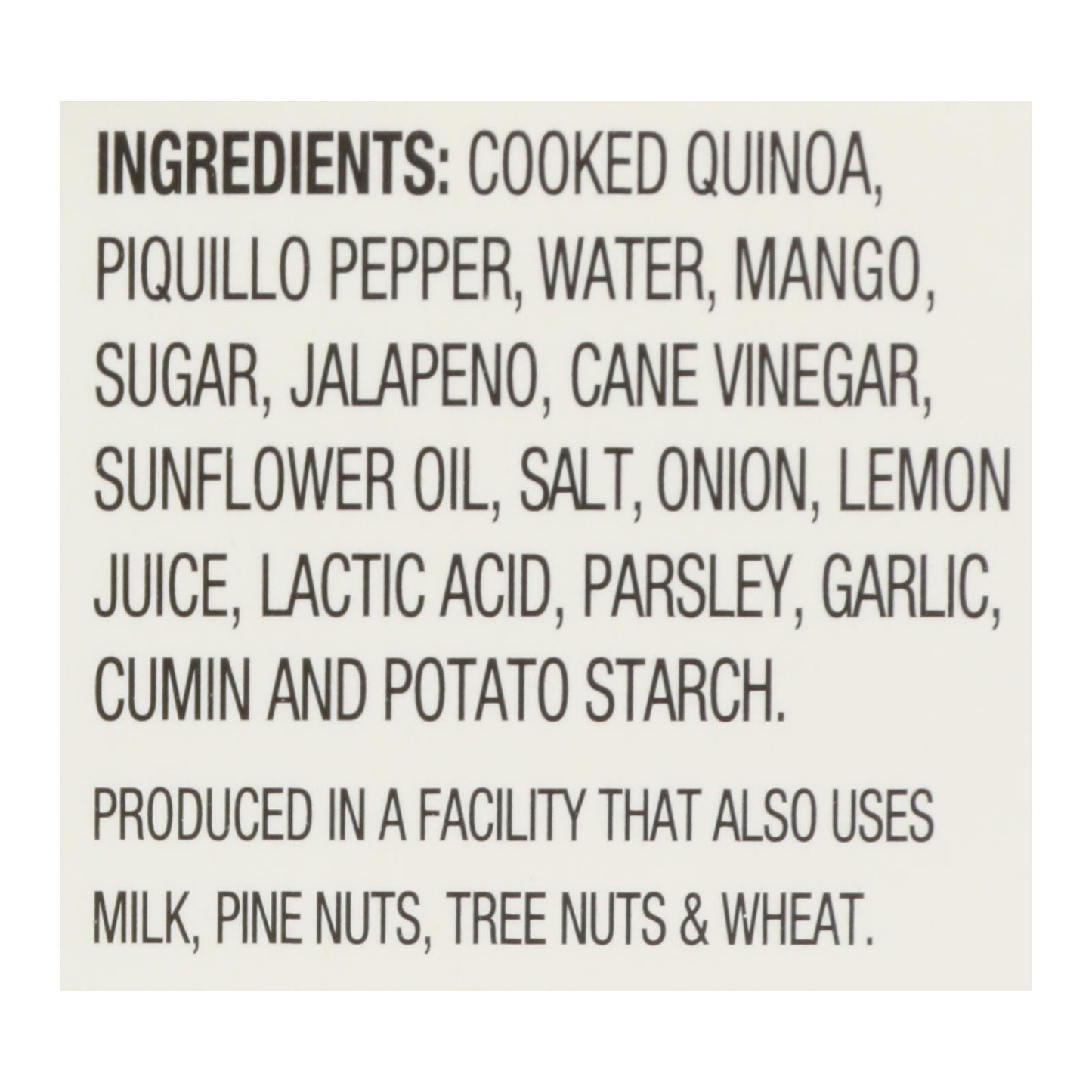 Cucina And Amore - Quinoa Meals - Mango And Jalapeno - Case Of 6 - 7.9 Oz.