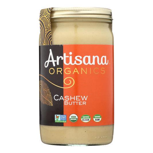 Artisana Nut Butter - Raw Cashew - Case Of 6 - 14 Oz.