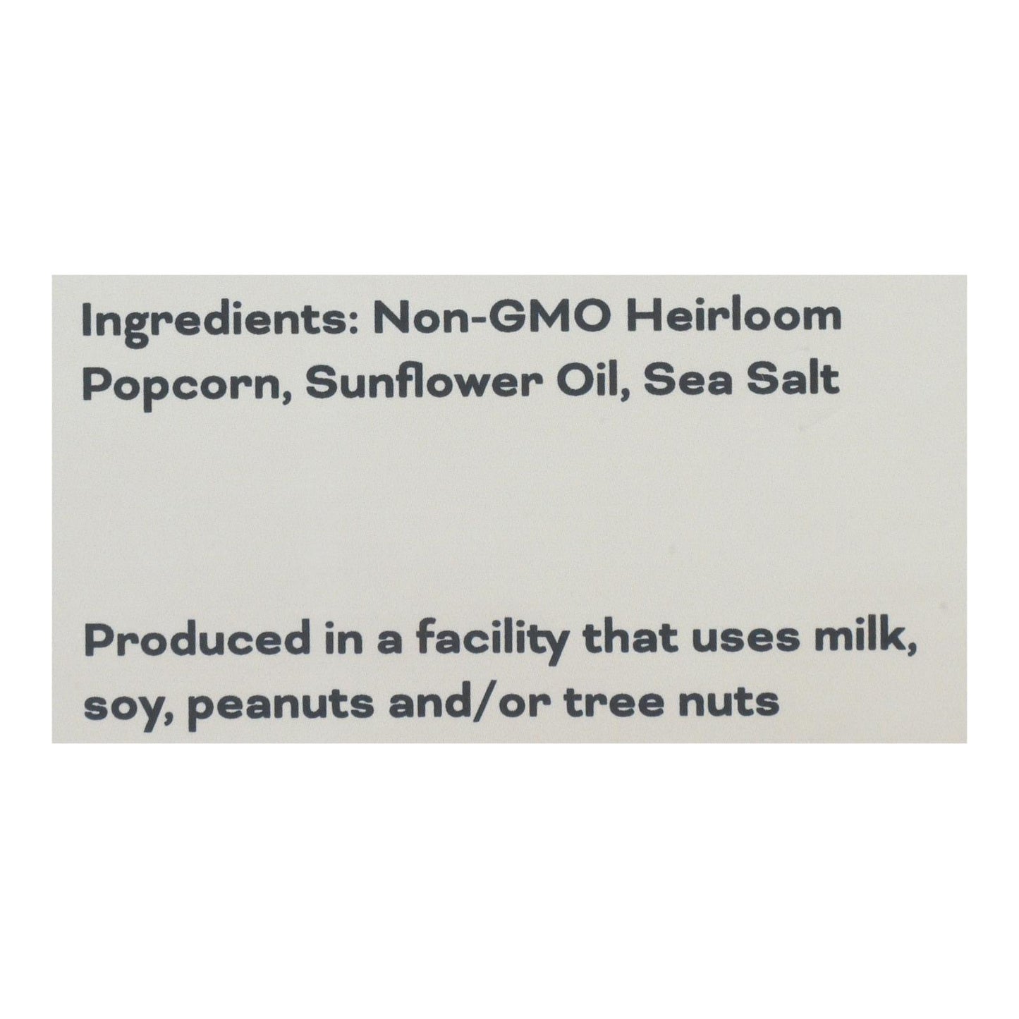 Pipcorn Mini Popcorn - Sea Salt - Case Of 12 - 4 Oz.