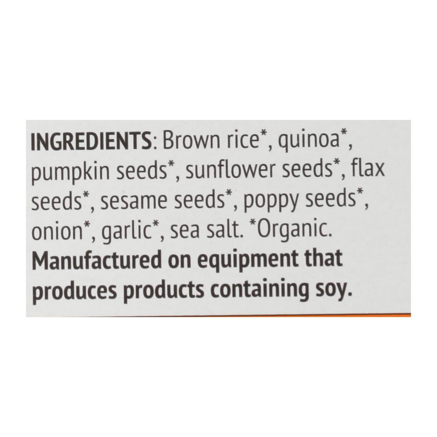 Mary's Gone Crackers Super Seed - Everything - Case Of 6 - 5.5 Oz.