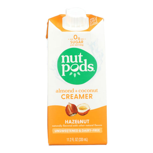Nutpods - Non-dairy Creamer Hazelnut Unsweetened - Case Of 12 - 11.2 Fl Oz.