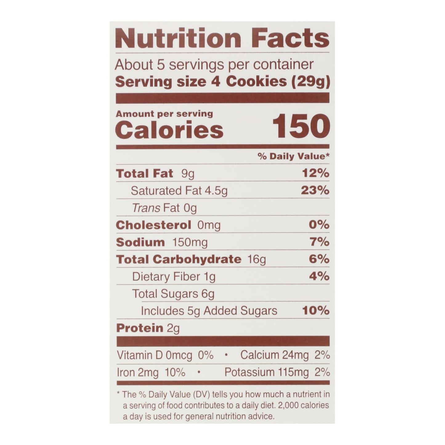 Simple Mills Cookies - Crunchy Toasted Pecan - Case Of 6 - 5.5 Oz