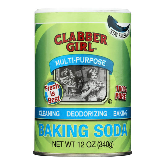Clabber Baking Soda - Case Of 12 - 12 Oz