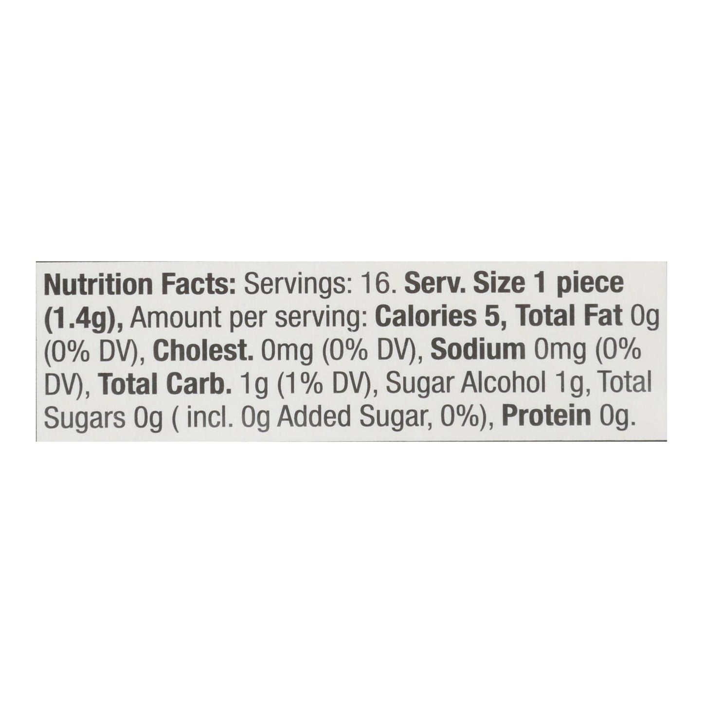 Glee Gum Sugar-free Gum - Wintergreen - Case Of 12 - 16 Pc