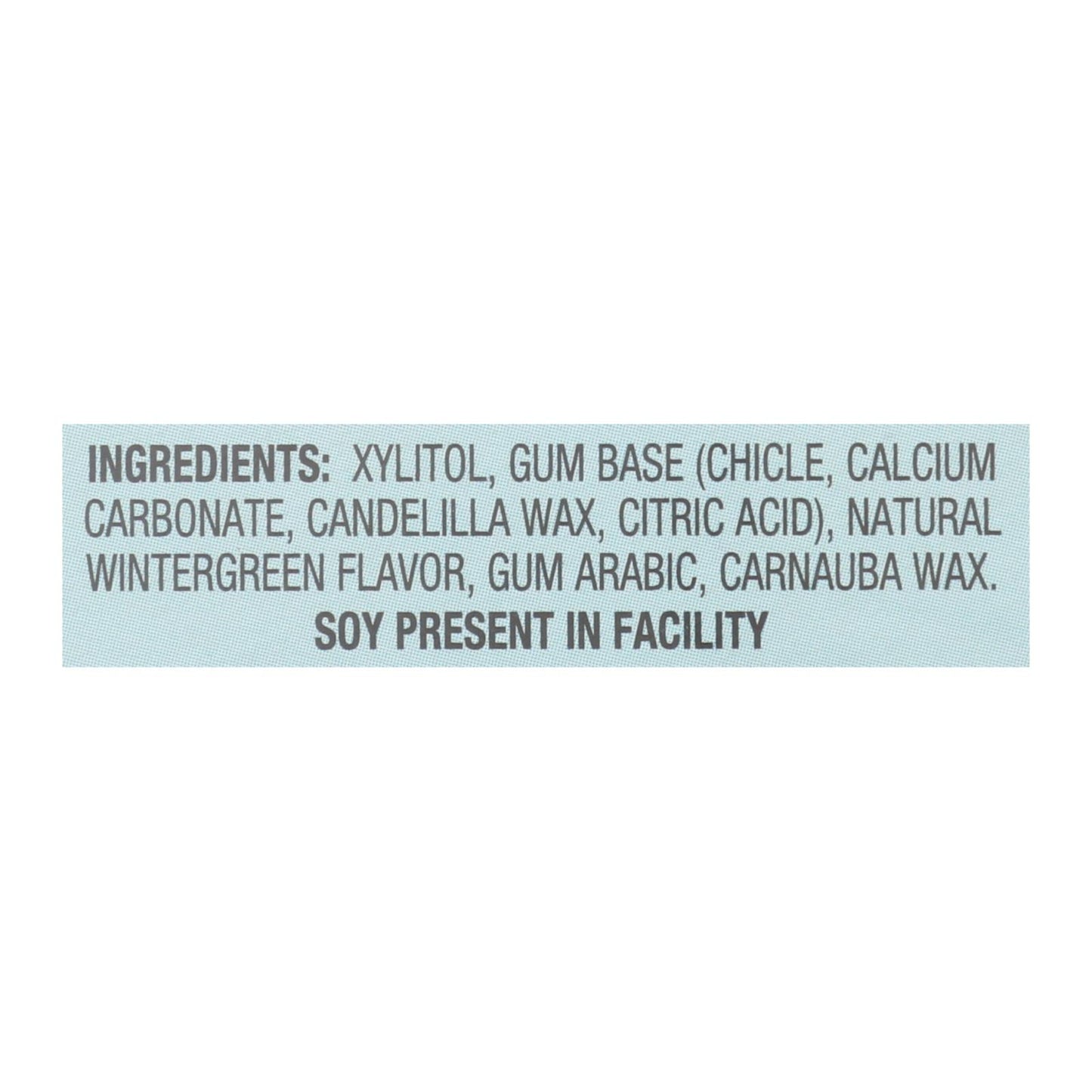 Glee Gum Sugar-free Gum - Wintergreen - Case Of 12 - 16 Pc