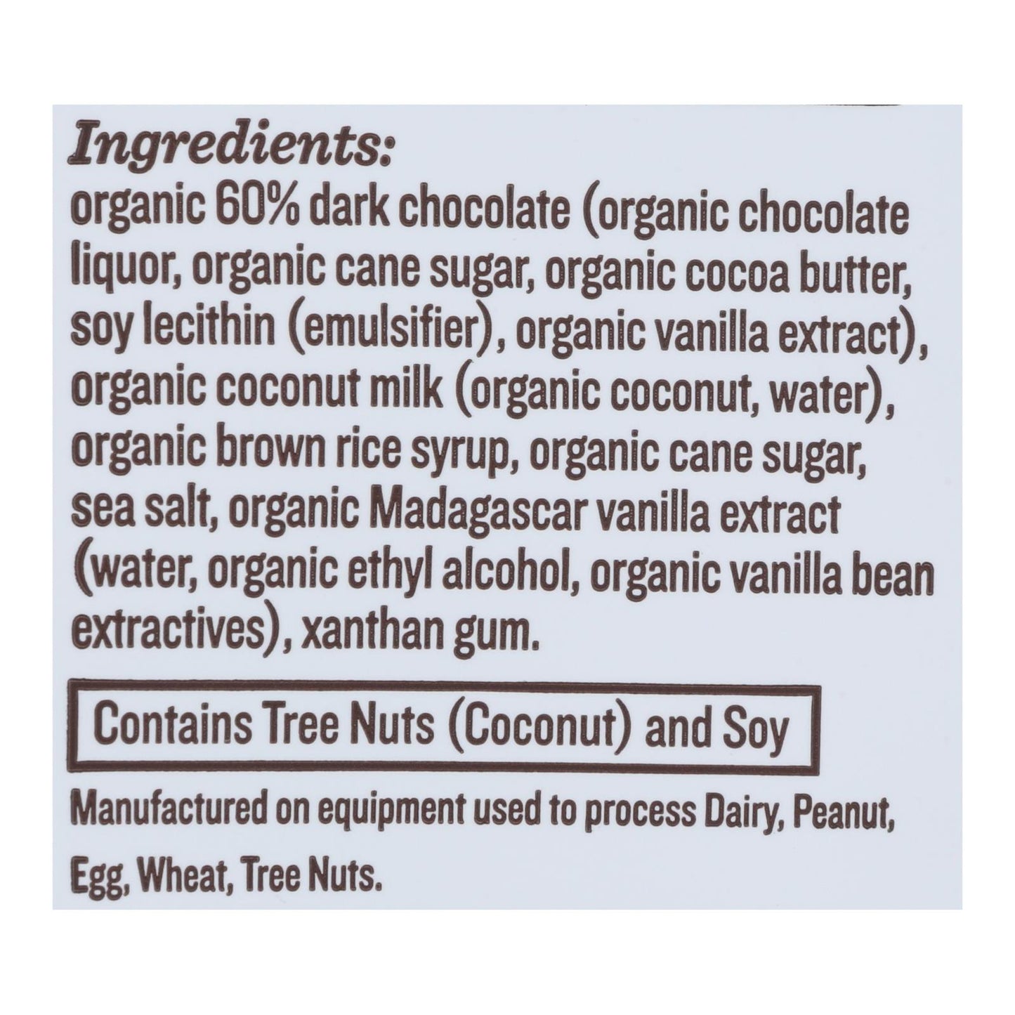 Cocomel - Carmel Bite - Organic - Vanilla - Case Of 6 - 3.5 Oz