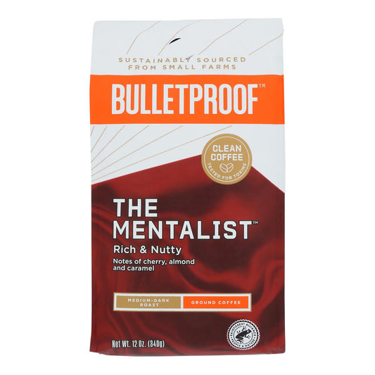 Bulletproof Coffee - The Mentalist Ground - Case Of 6 - 12 Oz.