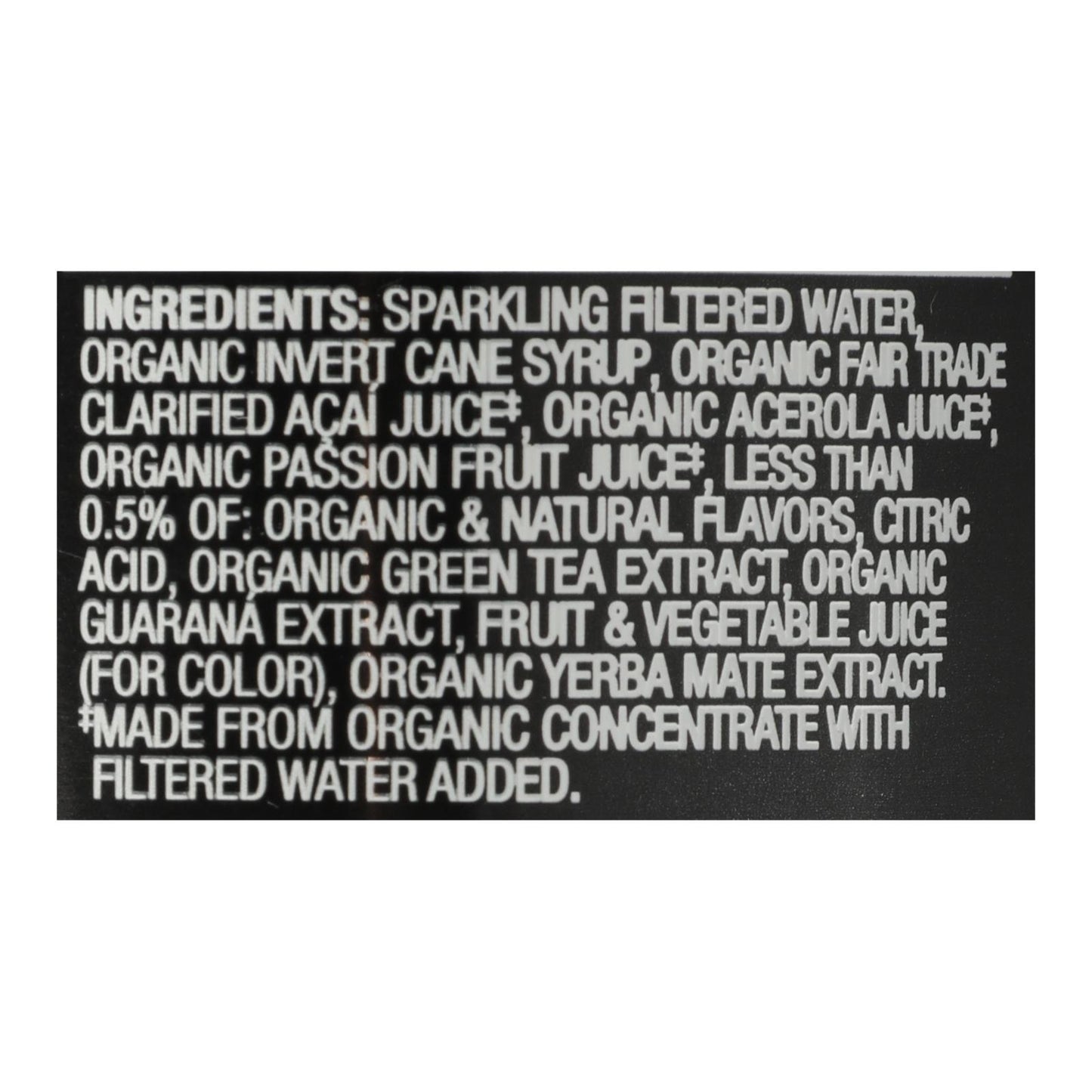 Sambazon Organic Amazon Energy Drink - Jungle Love - Case Of 12 - 12 Fl Oz