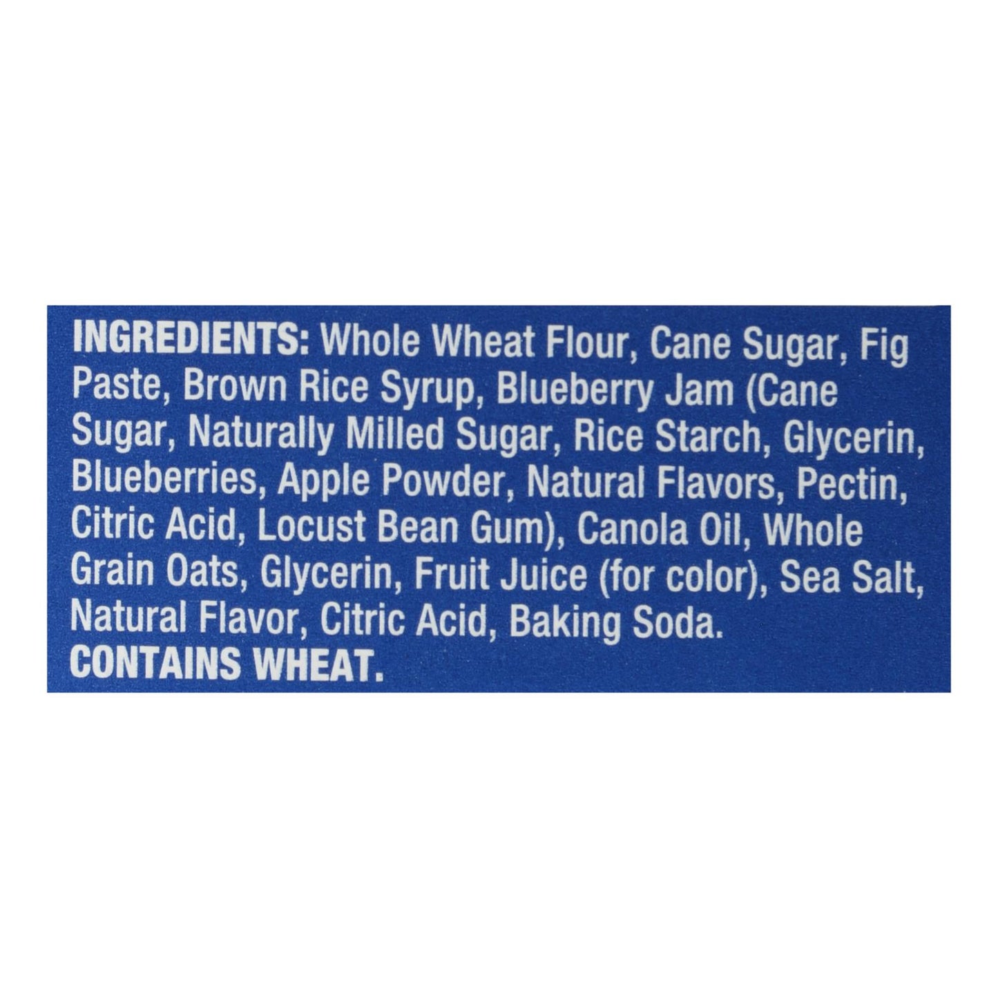 Nature's Bakery Stone Ground Whole Wheat Fig Bar - Blueberry - Case Of 6 - 2 Oz.