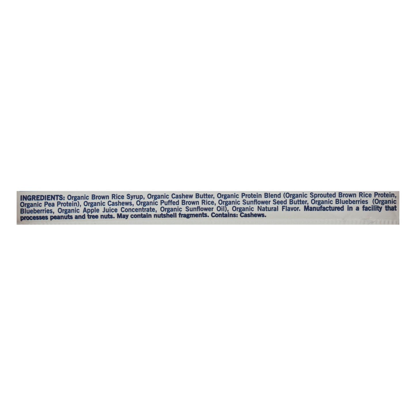 Gomacro Bar - Organic - Bberry - Cashew Butter - Case Of 12 - 2.3 Oz