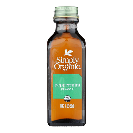 Simply Organic Peppermint Flavor - Organic - 2 Oz