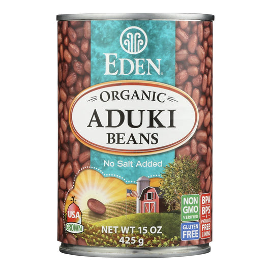 Eden Foods Organic Aduki Beans - Case Of 12 - 15 Oz.