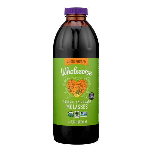 Wholesome Sweeteners Organic Molasses
 - Liquid Sweetener - Case Of 12 - 32 Oz.