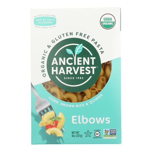 Ancient Harvest Organic Quinoa Supergrain Pasta - Elbows - Case Of 12 - 8 Oz