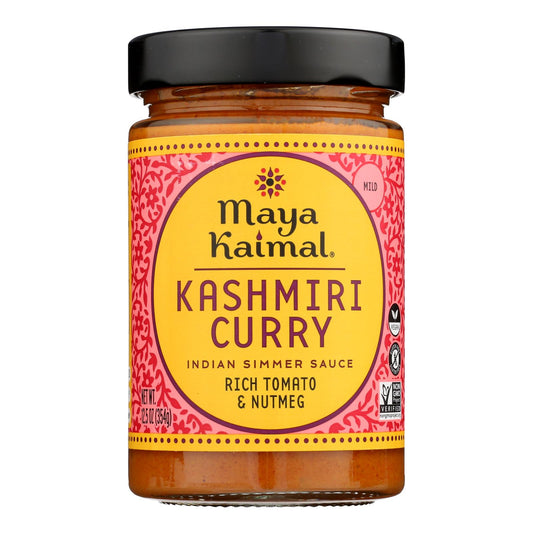 Maya Kaimal Indian Simmer Sauce Kashmiri Curry - Case Of 6 - 12.5 Oz.