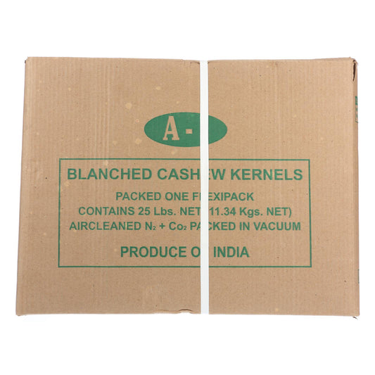 Bulk Nuts Cashews Organic Pieces Raw Unsalted - Single Bulk Item - 25lb