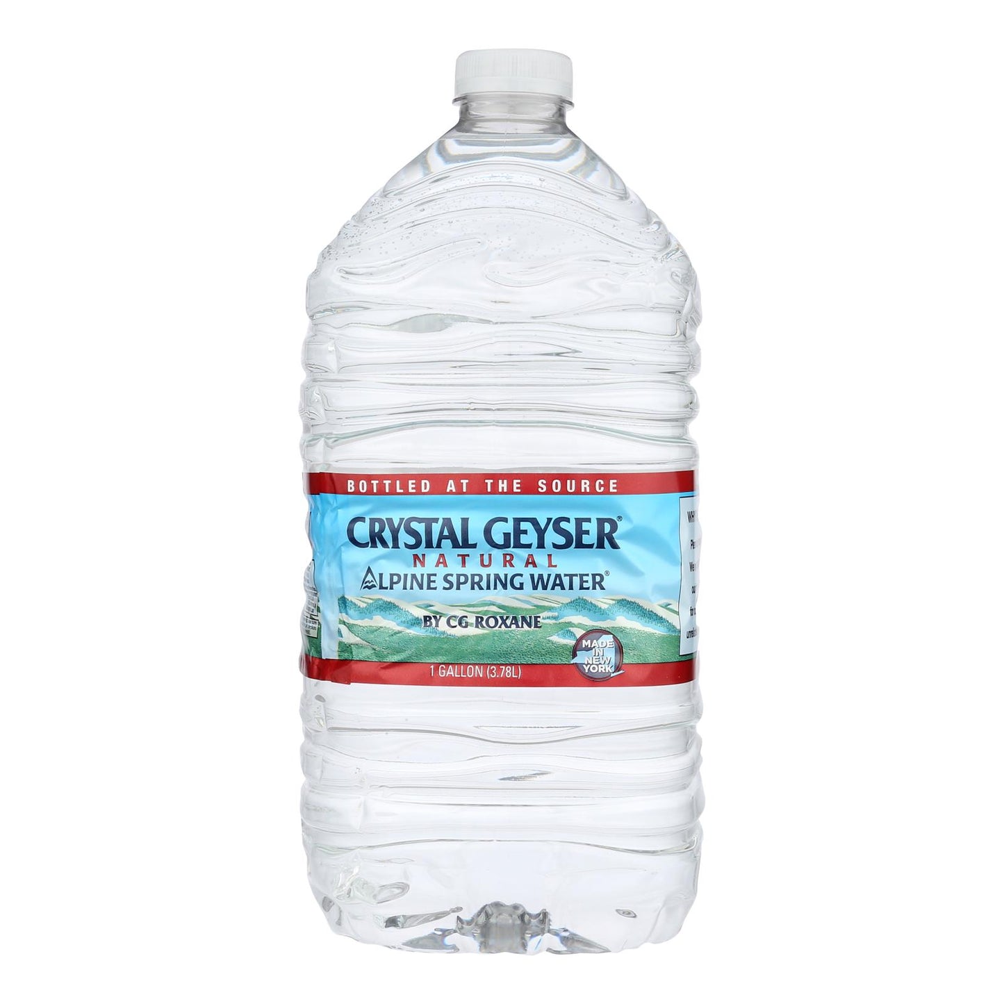Crystal Geyser Alpine Spring Water - Case Of 6 - 1 Gal