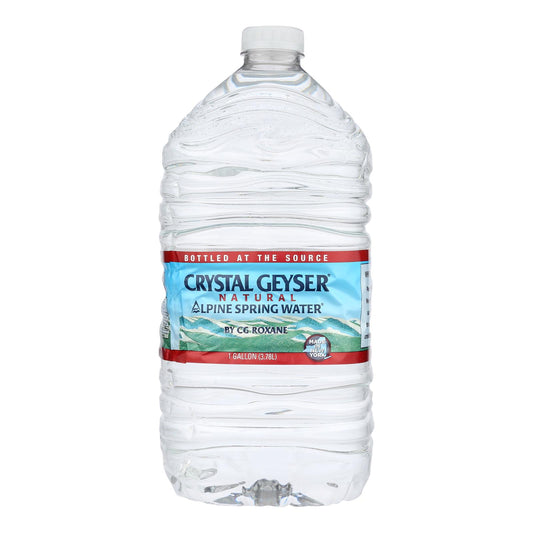 Crystal Geyser Alpine Spring Water - Case Of 6 - 1 Gal