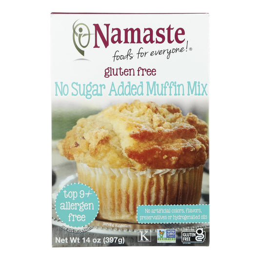 Namaste Foods Gluten Free Sugar Free Muffin - Mix - Case Of 6 - 14 Oz.