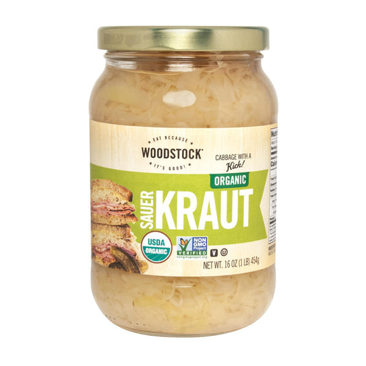 Woodstock Organic Sauerkraut - Case Of 12 - 16 Oz