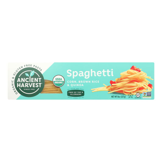 Ancient Harvest Organic Quinoa Supergrain Pasta - Spaghetti - Case Of 12 - 8 Oz