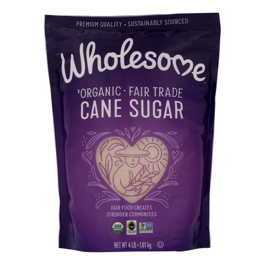 Wholesome Sweeteners Sugar - Organic - Turbinado - Raw Cane - 64 Oz - Case Of 6