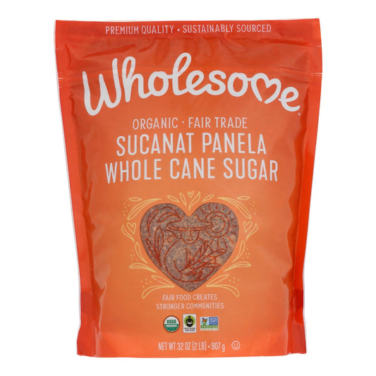 Wholesome Sweeteners Dehydrated Cane Juice - Organic - Sucanat - 2 Lbs - Case Of 12