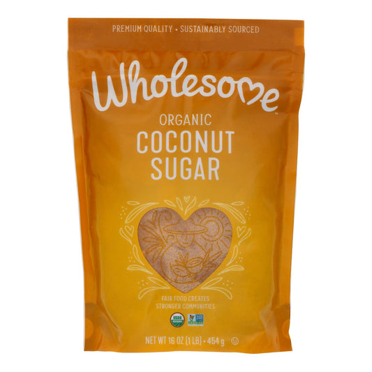 Wholesome Sweeteners Sugar - Organic - Coconut Palm - 16 Oz - Case Of 6