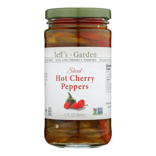 Jeff's Natural Jeff's Natural Hot Cherry Pepper - Hot Cherry Pepper - Case Of 6 - 12 Oz.