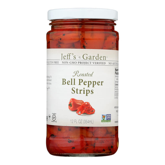 Jeff's Natural Jeff's Natural Bell Pepper Strip - Bell Pepper Strips - Case Of 6 - 12 Oz.