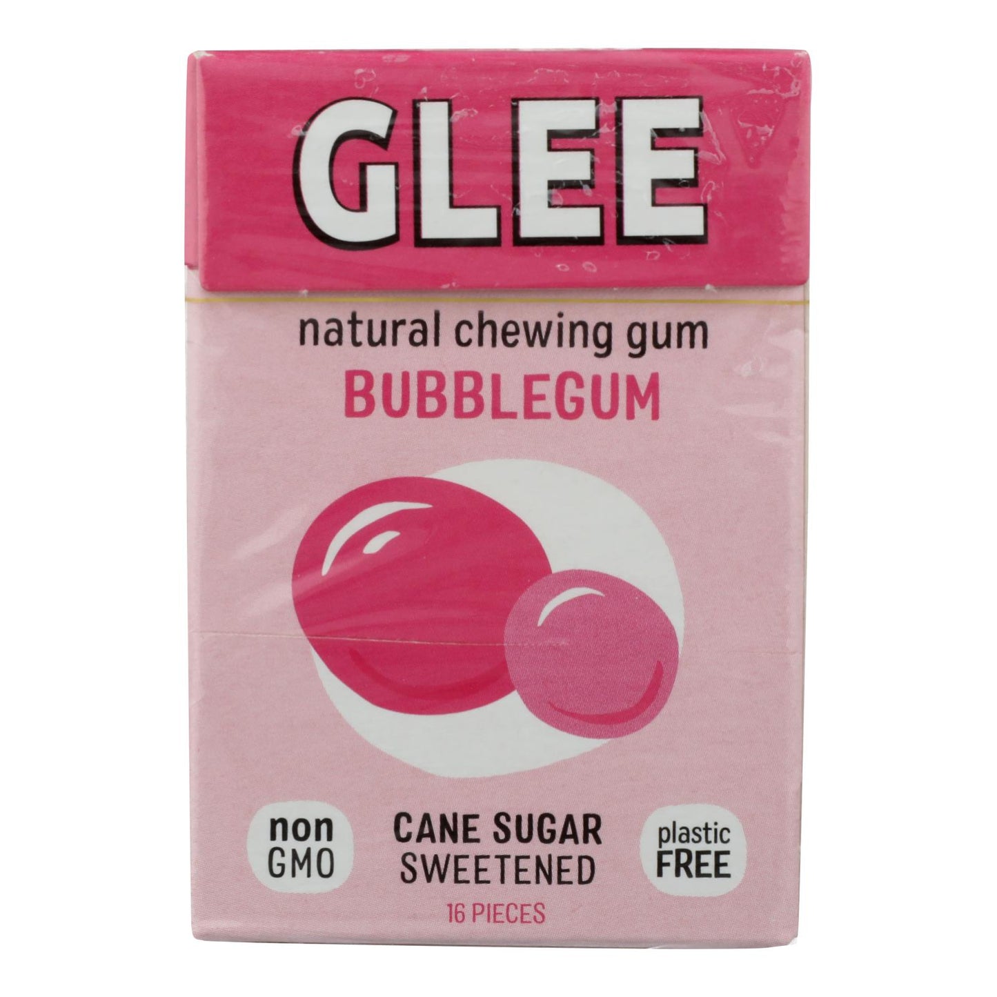 Glee Gum Chewing Gum - Bubblegum - Case Of 12 - 16 Pieces
