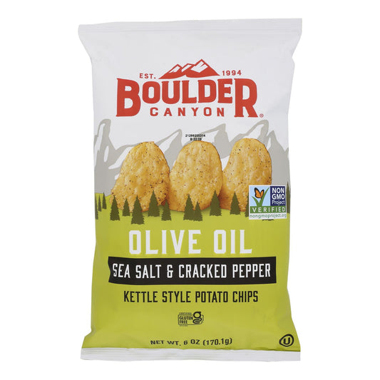 Boulder Canyon Natural Foods - Canyon Olv Oil Ss&pp - Cs Of 12-6 Oz