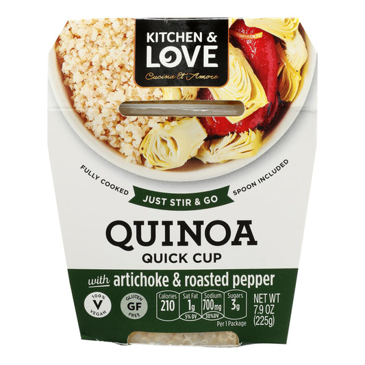 Cucina And Amore - Quinoa Meals - Artichoke And Roasted Pepper - Case Of 6 - 7.9 Oz.