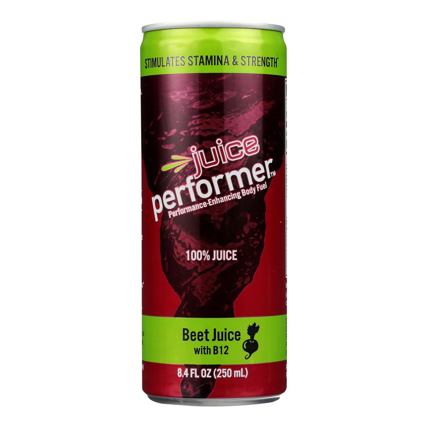 Beet Performer Beet Juice - B12 - Case Of 12 - 8.4 Fl Oz.