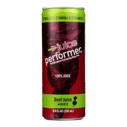 Beet Performer Beet Juice - B12 - Case Of 12 - 8.4 Fl Oz.