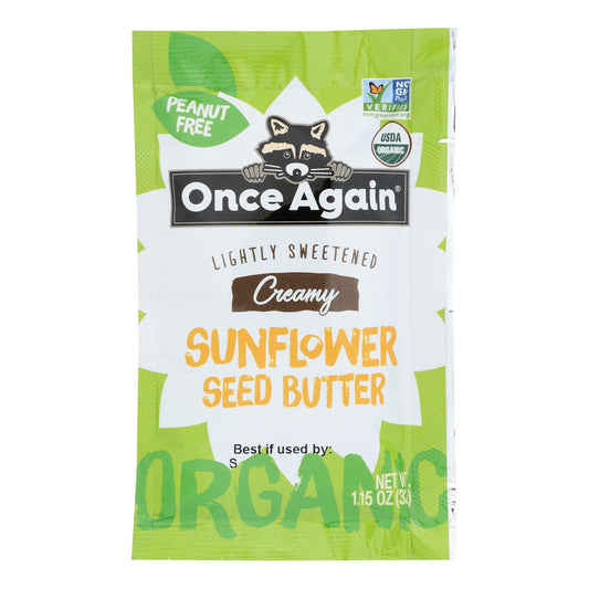 Once Again Organic Sunflower Seed Butter  - Case Of 10 - 1.15 Oz