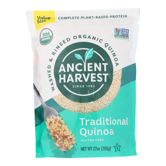 Ancient Harvest Quinoa - Organic - Traditional White - Case Of 6 - 27 Oz