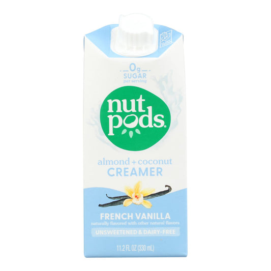 Nutpods - Non-dairy Creamer French Vanilla Unsweetened - Case Of 12 - 11.2 Fl Oz.