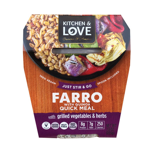 Cucina And Amore - Grilled Vegetables - Farro - Case Of 6 - 7.9 Oz